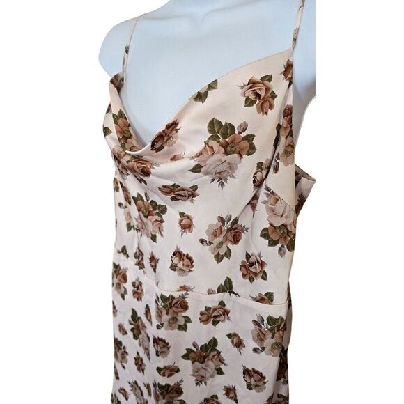 Floral Slip Dress With Adjustable Straps coquette flower core beach party fairy - Picture 4 of 6